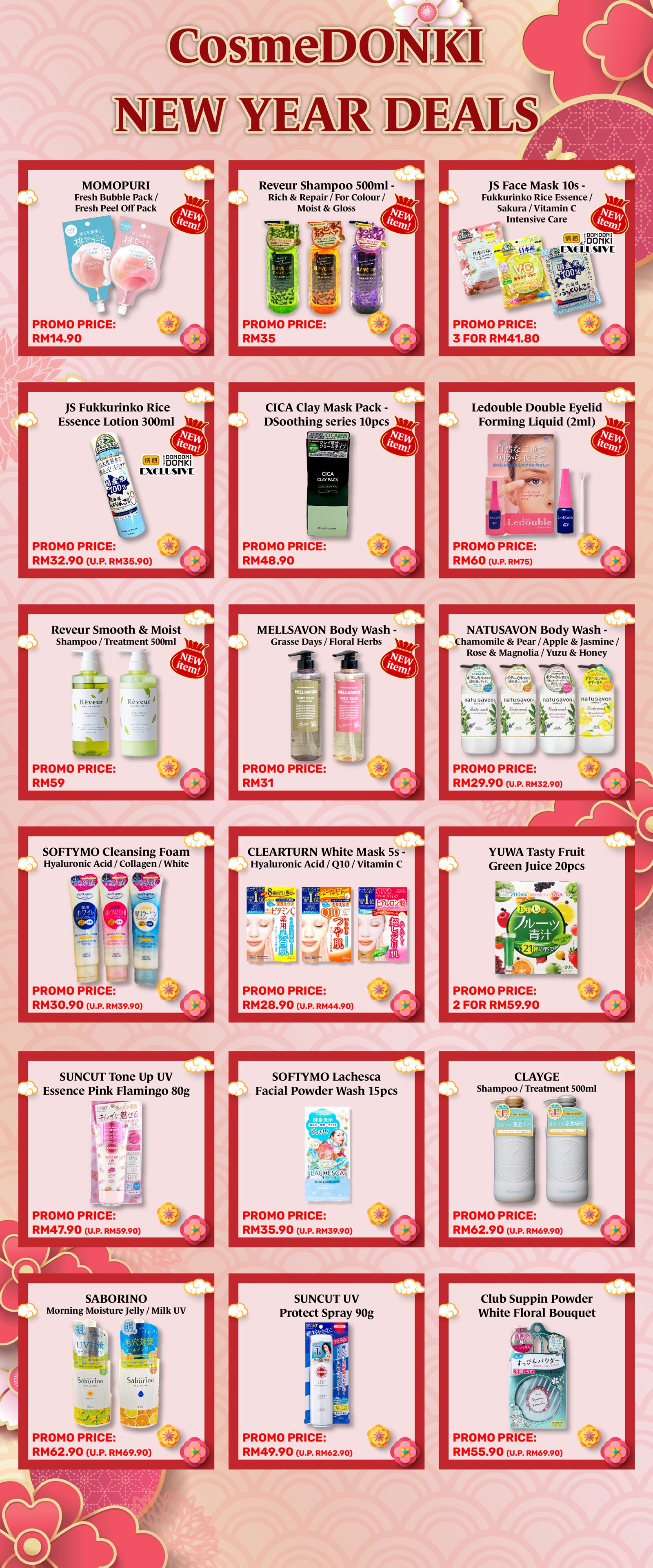 TOP 10 Cosme DONKI FEATURED PRODUCTS